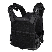 Negro 500D Nylon Tactical Vest Release rápido